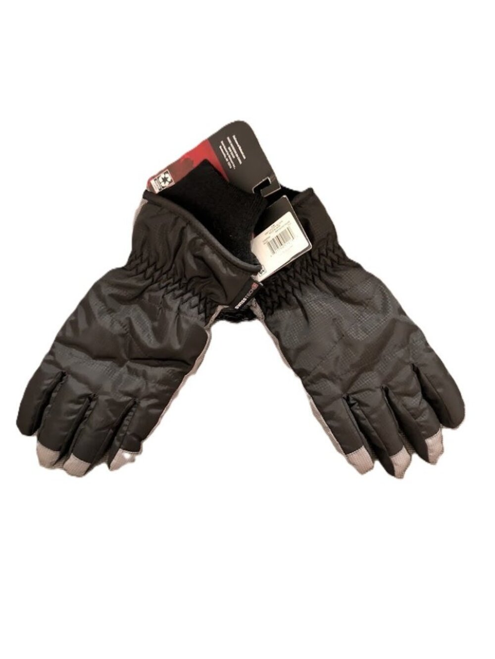 Swiss Tech Utility Work Gloves - Black & Gray (S/M)